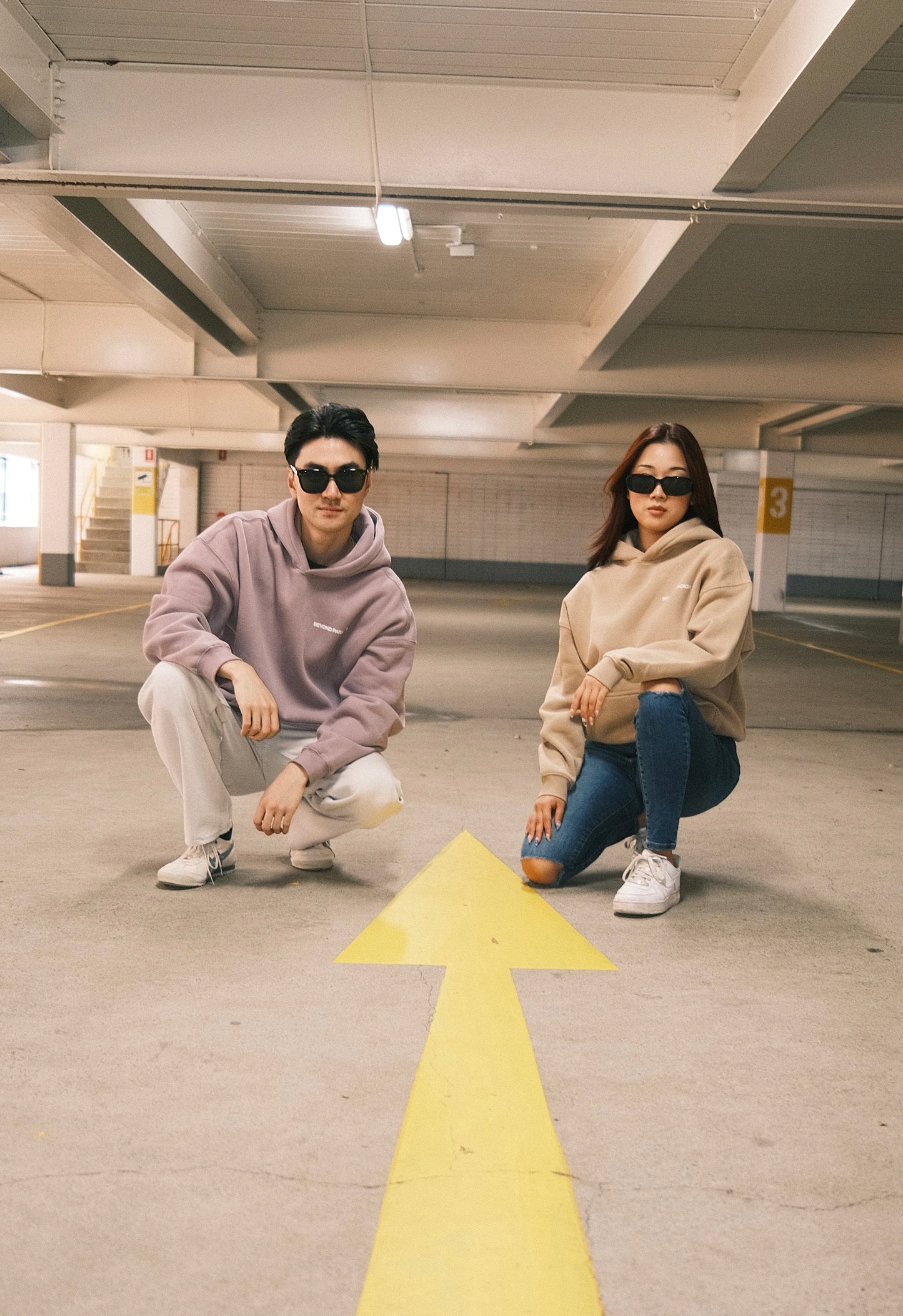 Abstract World Hoodie (Beige)