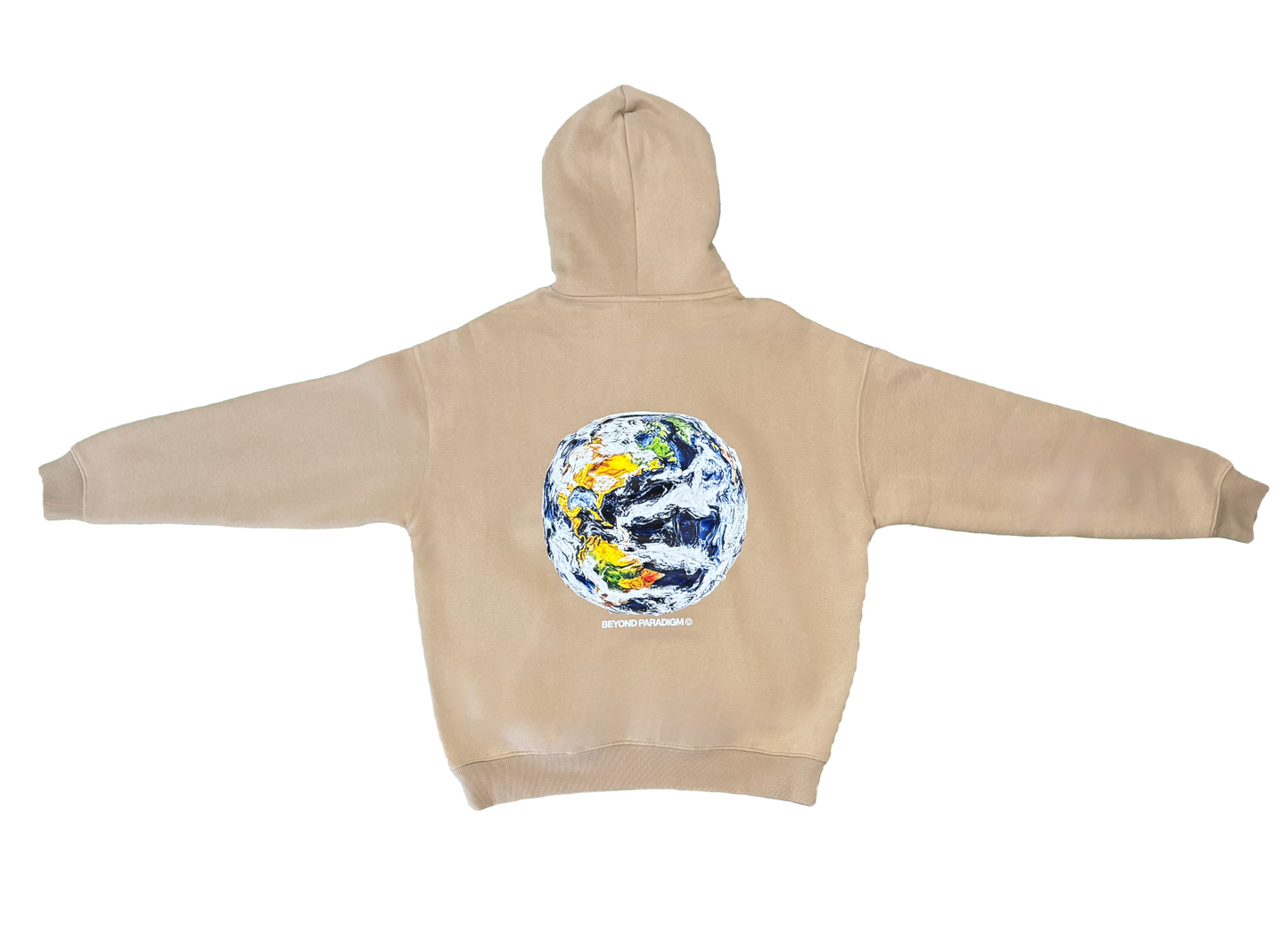 Abstract World Hoodie (Beige)