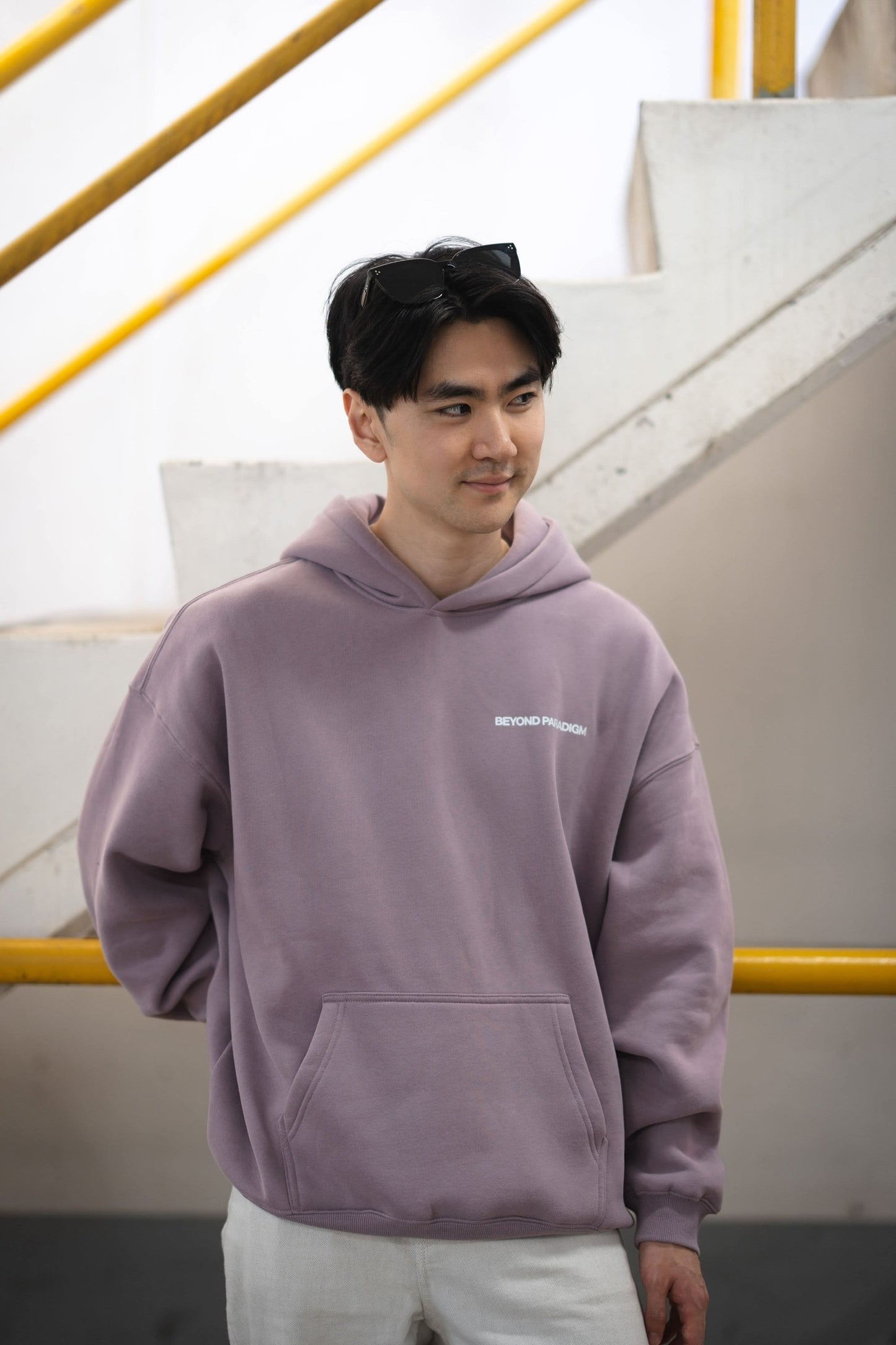 Abstract World Hoodie (Light Purple)