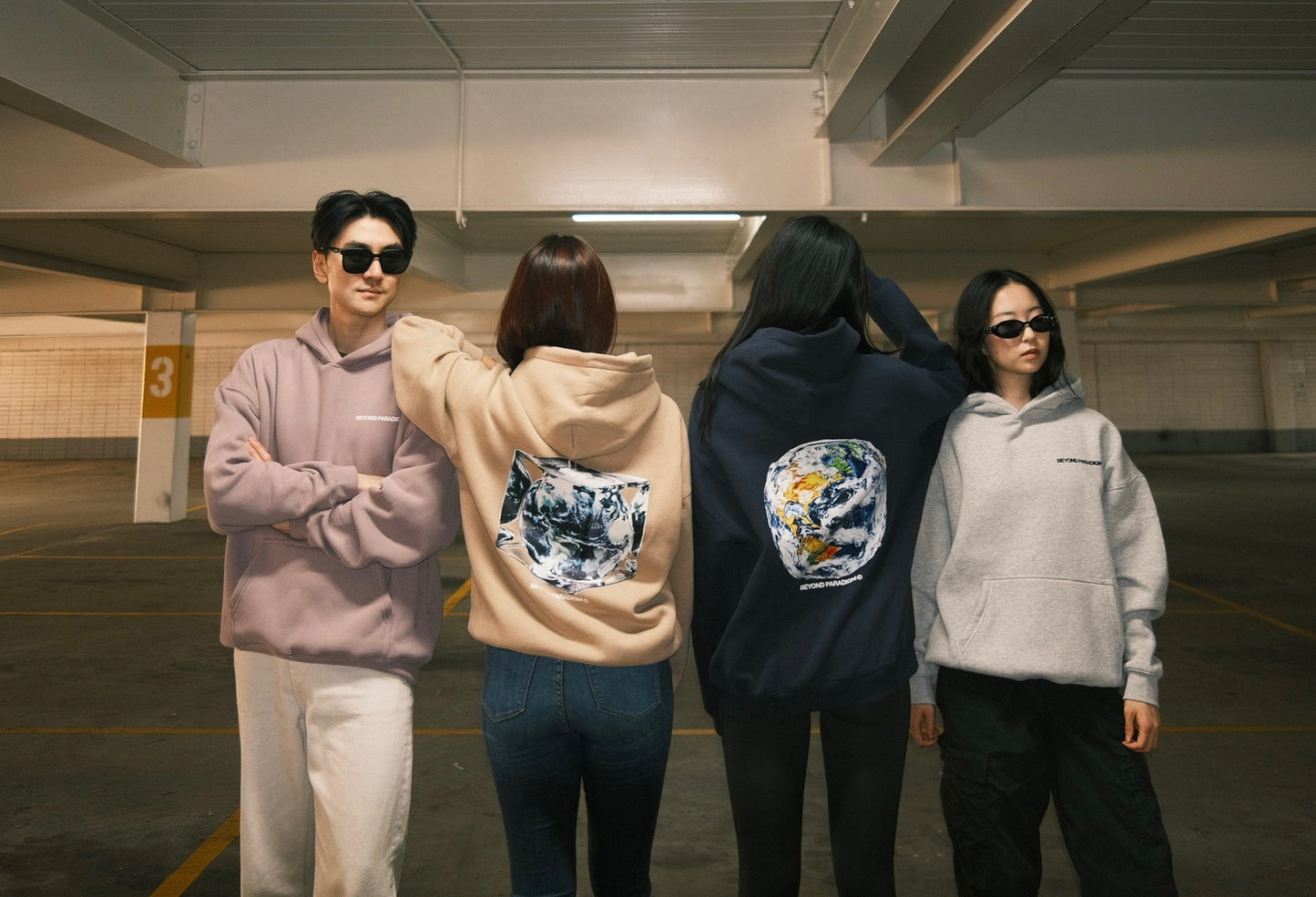 Abstract World Hoodie (Navy)