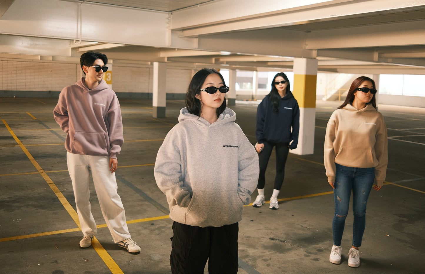 Abstract World Hoodie (Beige)